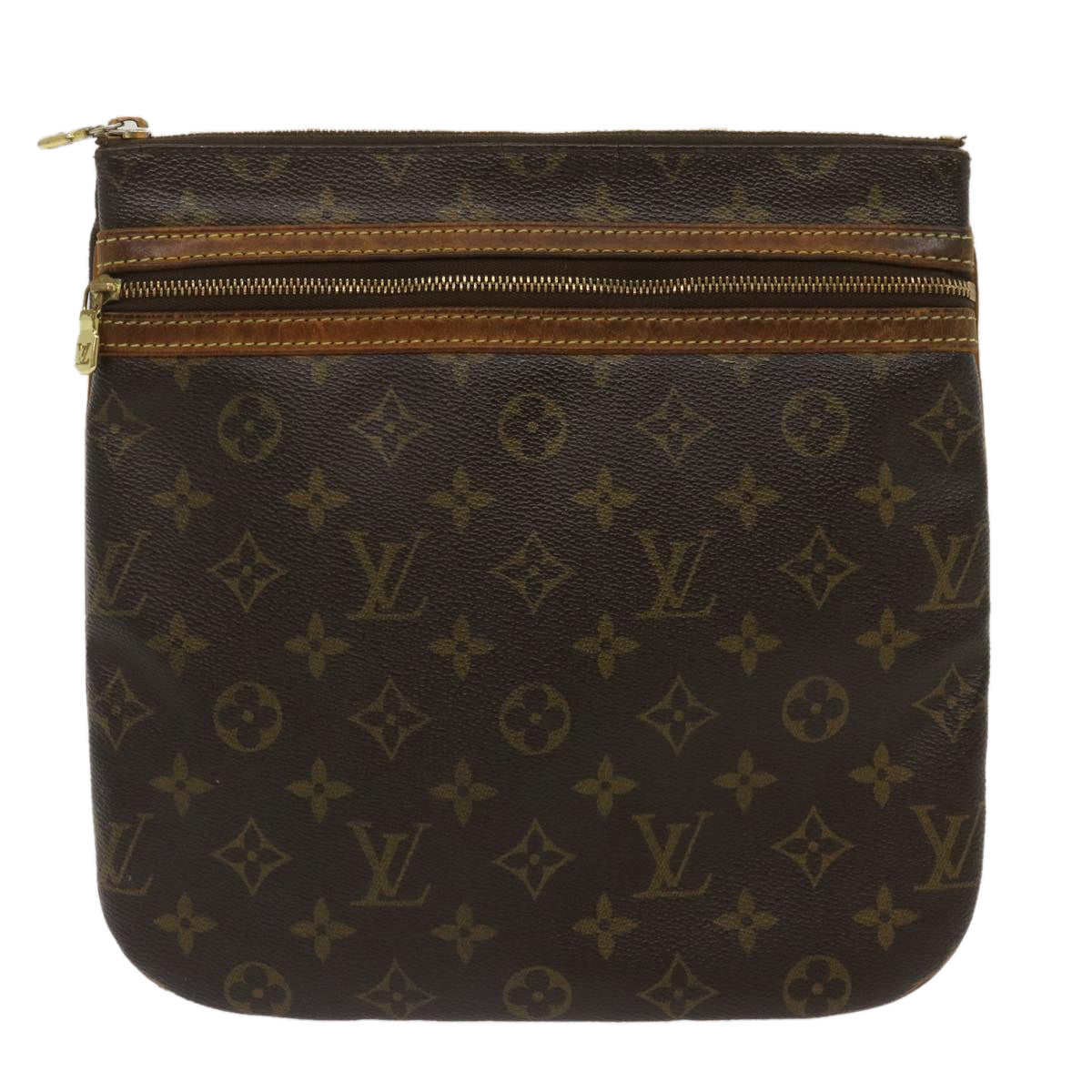 LOUIS VUITTON Monnogram Pochette Bosphore Shoulder Bag M40044 LV rz238