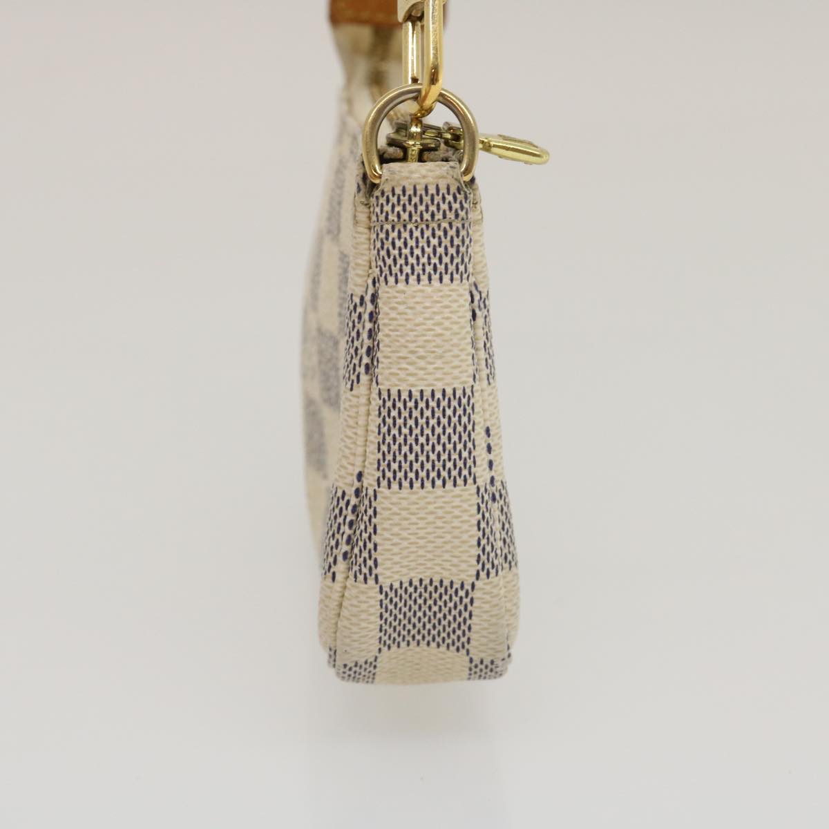 LOUIS VUITTON Damier Azur Mini Pochette Accessoires Pouch N58010 LV  rz319