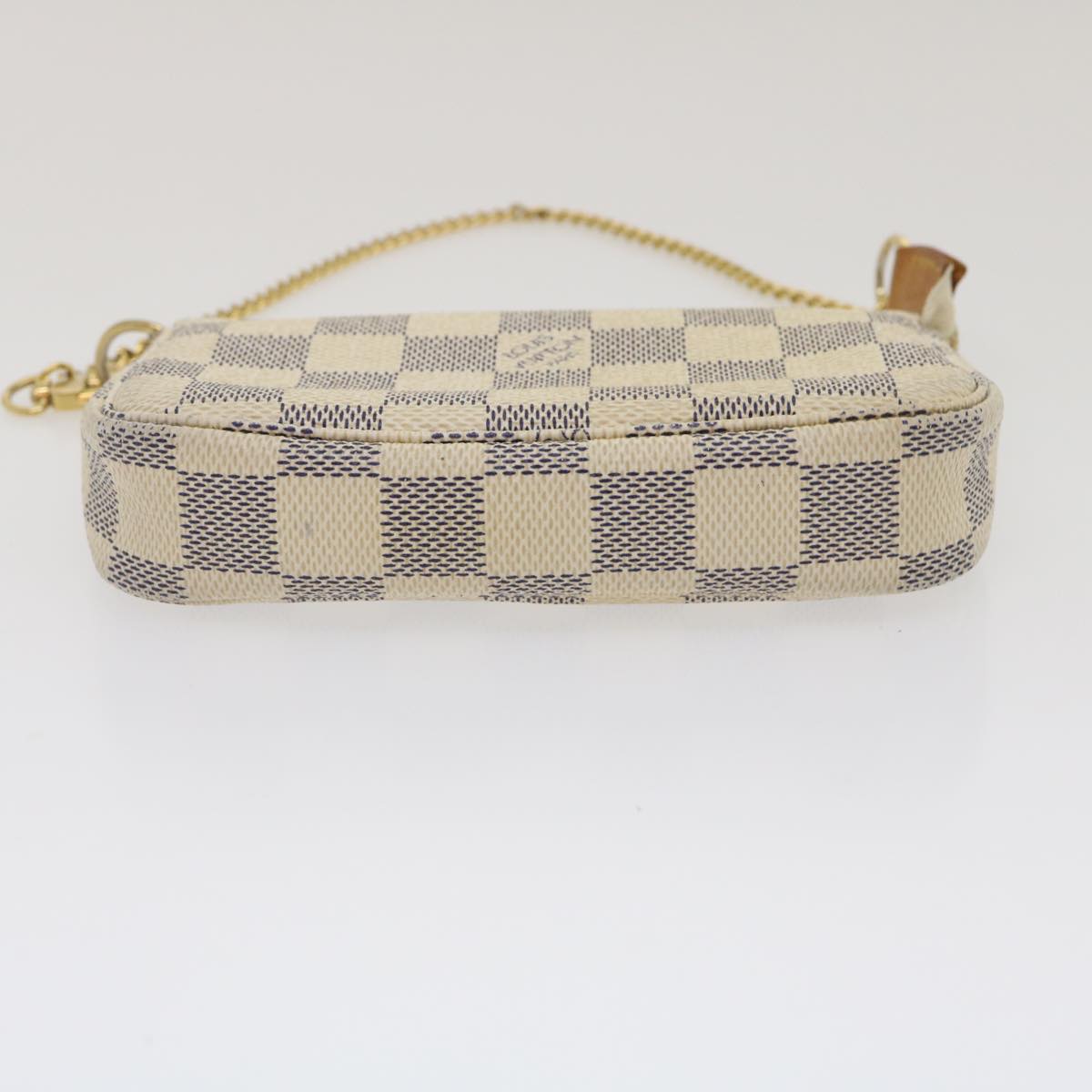 LOUIS VUITTON Damier Azur Mini Pochette Accessoires Pouch N58010 LV  rz319