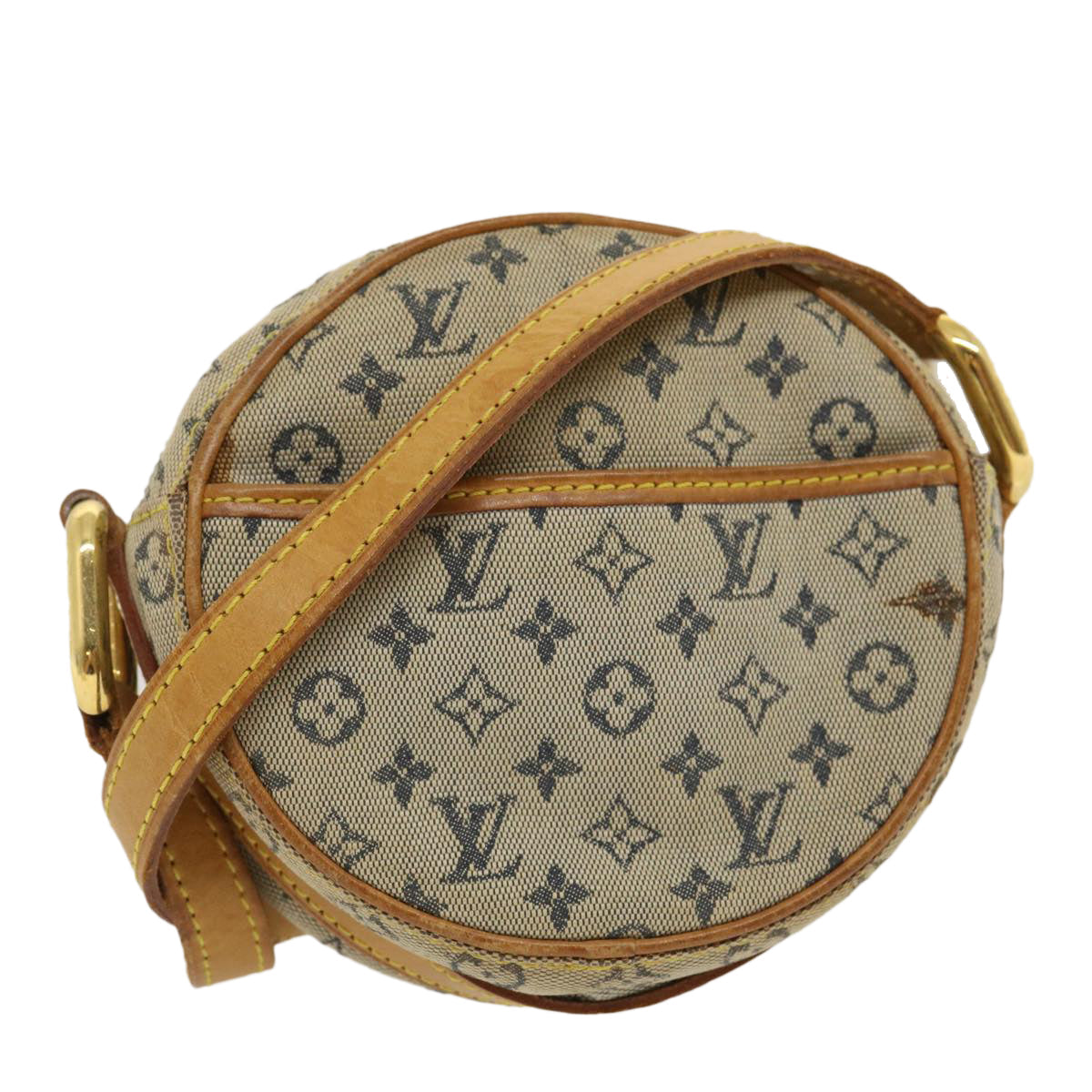 LOUIS VUITTON Monogram Mini Jeanne PM Shoulder Bag Blue M92001 LV rz381