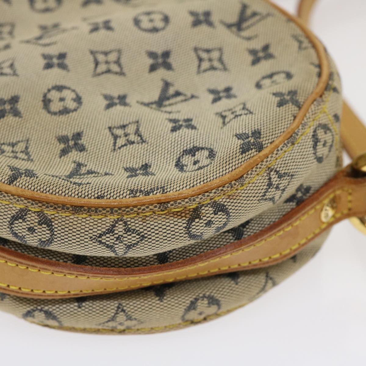 LOUIS VUITTON Monogram Mini Jeanne PM Shoulder Bag Blue M92001 LV rz381