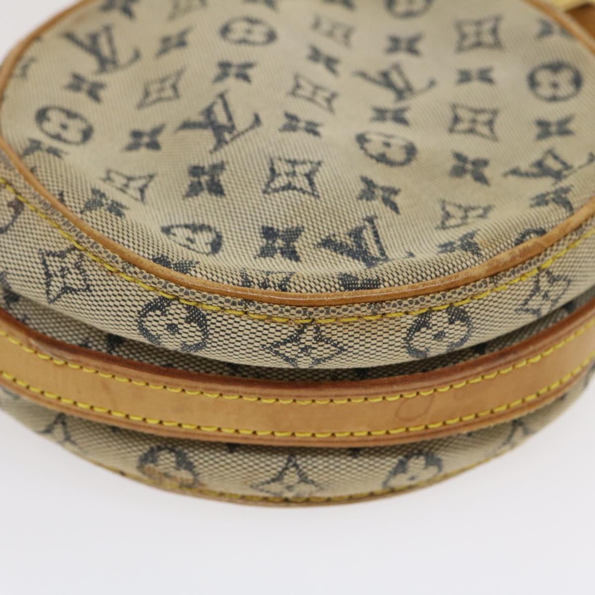 LOUIS VUITTON Monogram Mini Jeanne PM Shoulder Bag Blue M92001 LV rz381