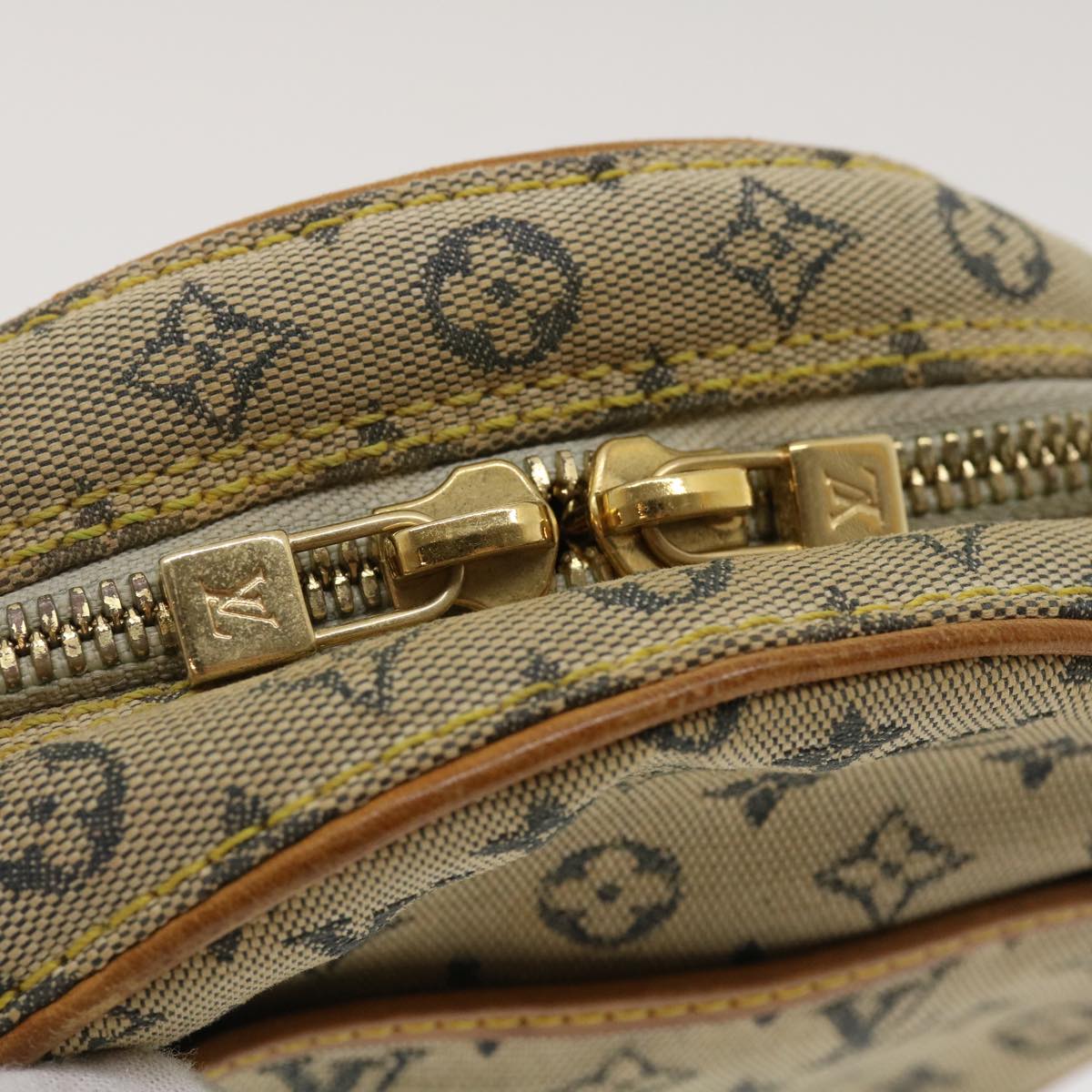 LOUIS VUITTON Monogram Mini Jeanne PM Shoulder Bag Blue M92001 LV rz381