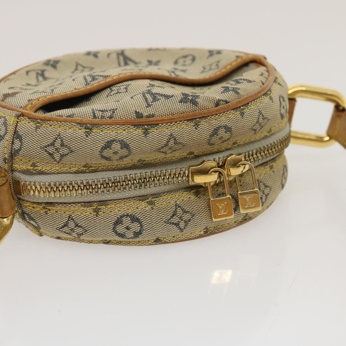 LOUIS VUITTON Monogram Mini Jeanne PM Shoulder Bag Blue M92001 LV rz381