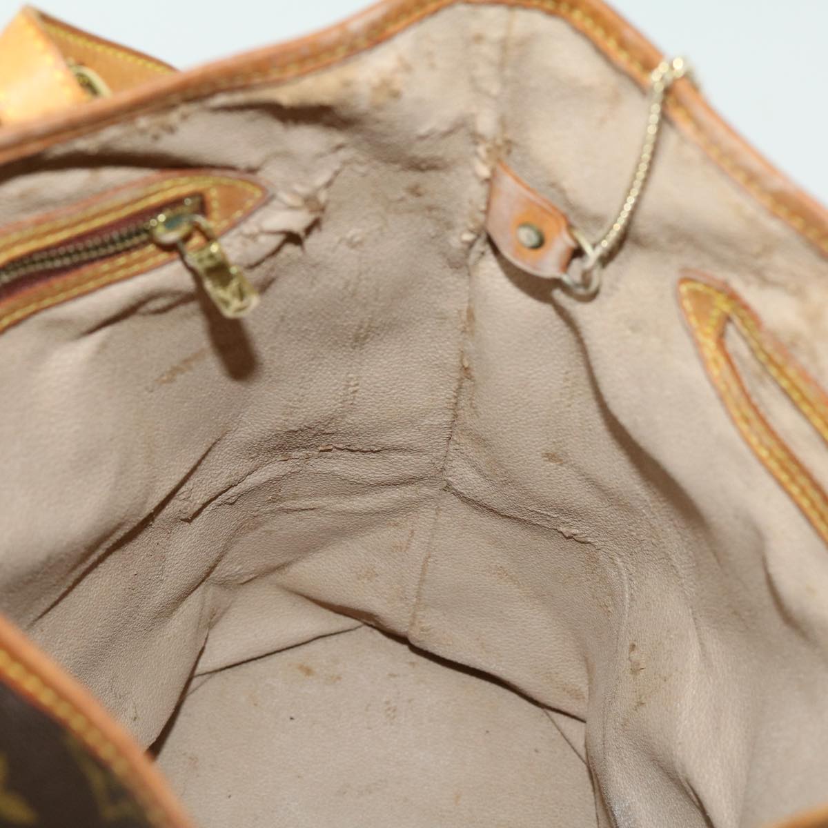 LOUIS VUITTON Monogram Bucket GM Shoulder Bag M42236 LV rz420