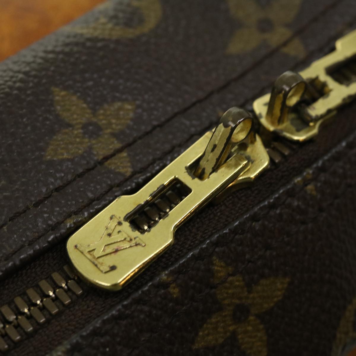 LOUIS VUITTON Monogram Deauville Hand Bag M47270 LV rz431