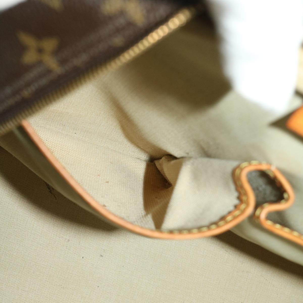 LOUIS VUITTON Monogram Deauville Hand Bag M47270 LV rz431