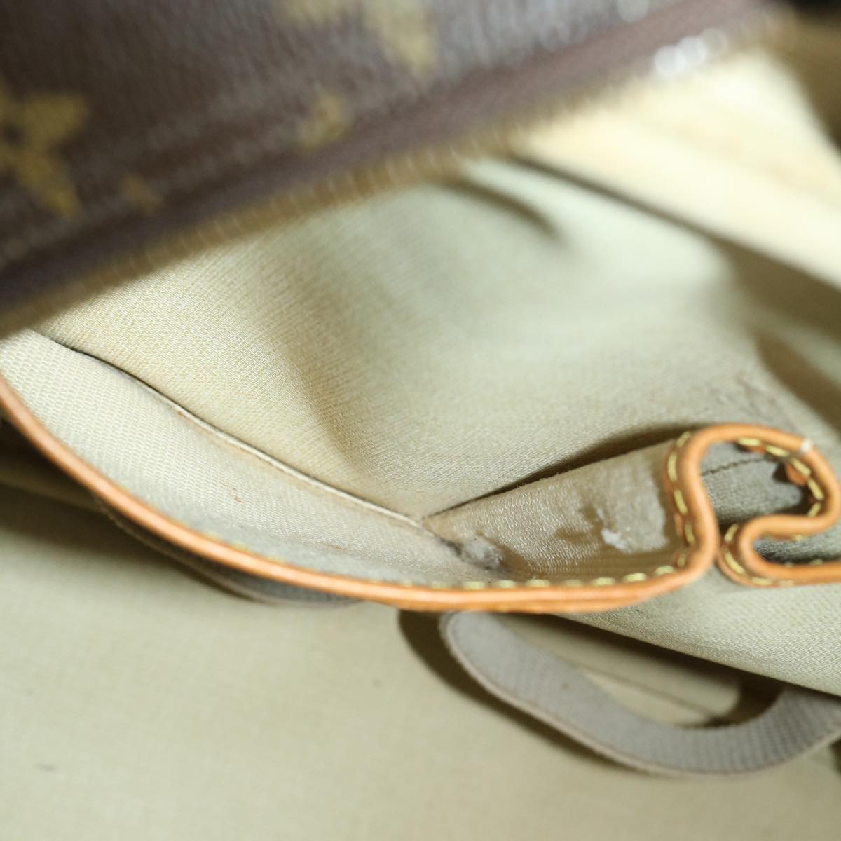 LOUIS VUITTON Monogram Deauville Hand Bag M47270 LV rz431