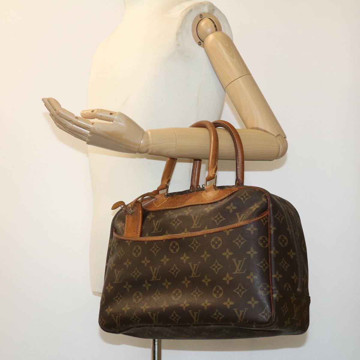 LOUIS VUITTON Monogram Deauville Hand Bag M47270 LV rz432