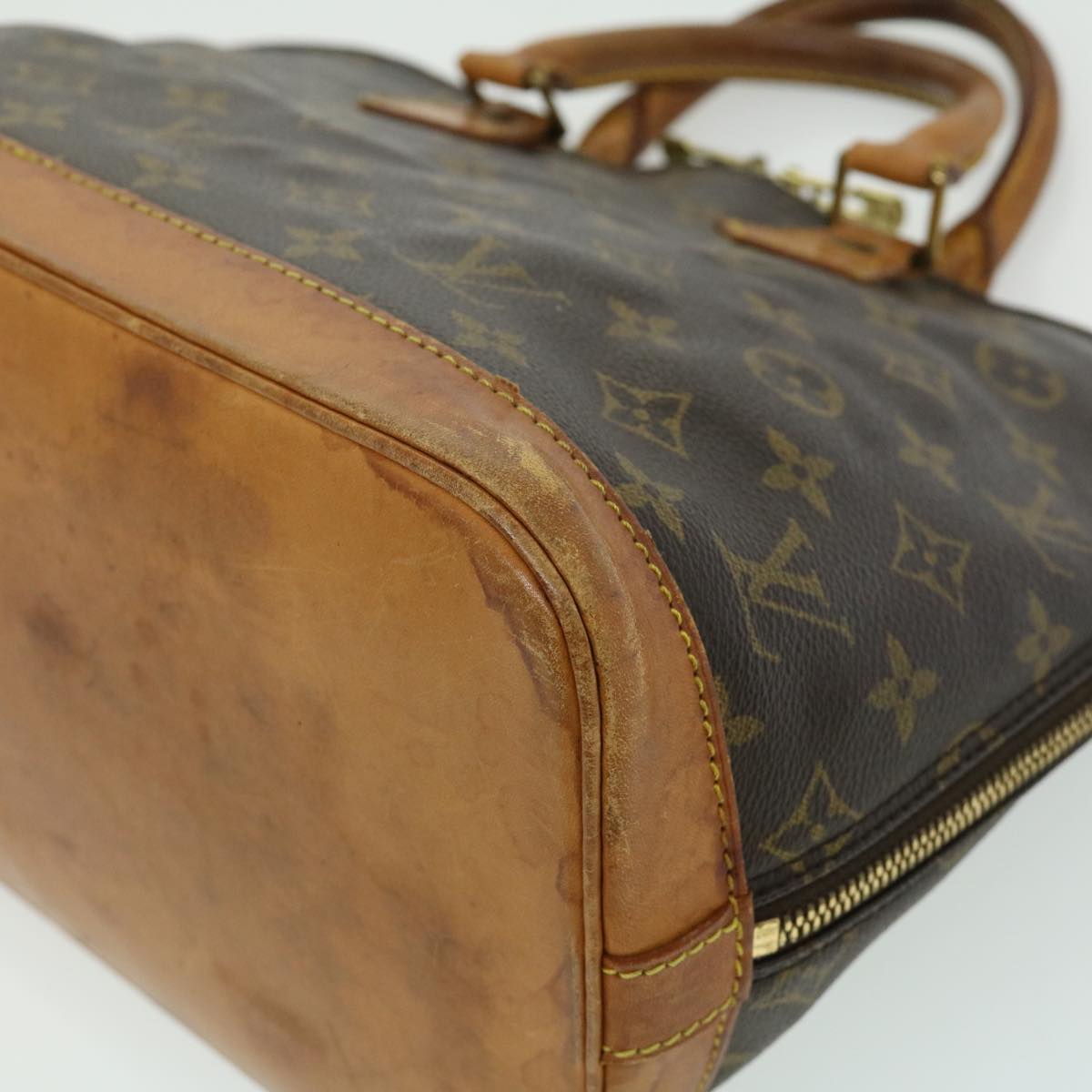 LOUIS VUITTON Monogram Alma Hand Bag M51130 LV rz434