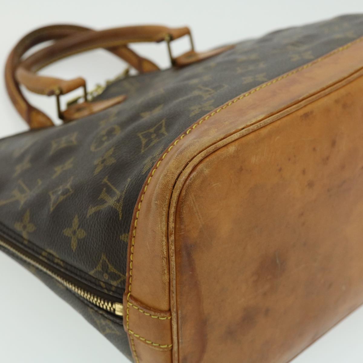 LOUIS VUITTON Monogram Alma Hand Bag M51130 LV rz434