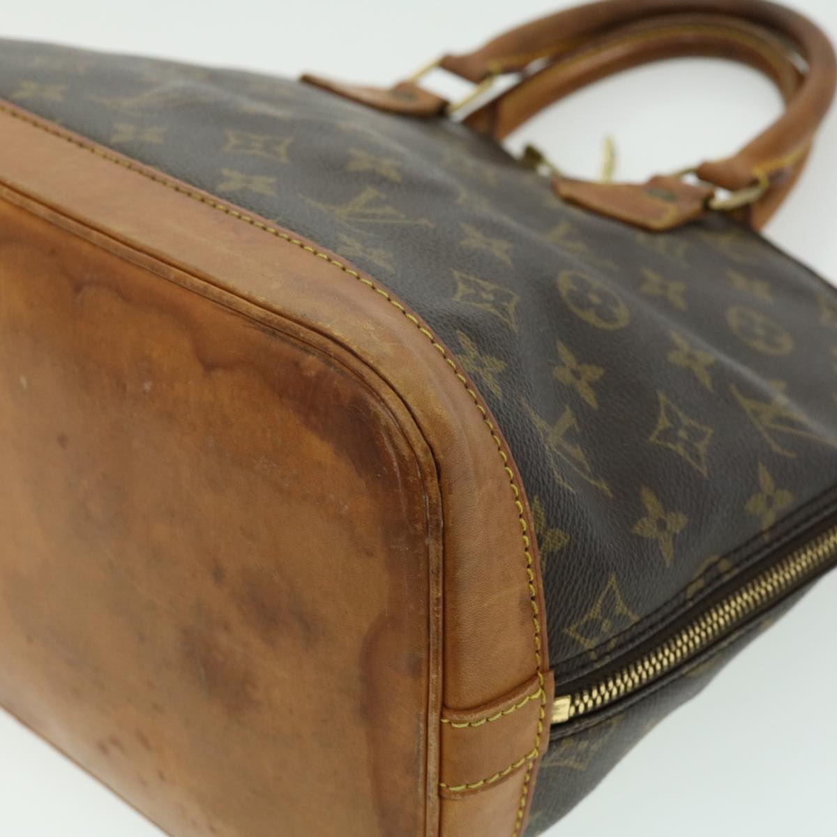 LOUIS VUITTON Monogram Alma Hand Bag M51130 LV rz434