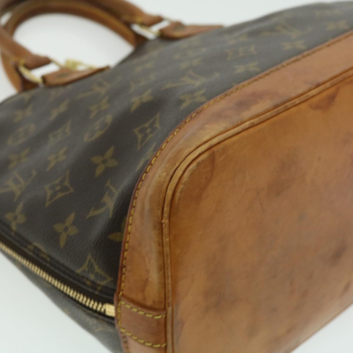 LOUIS VUITTON Monogram Alma Hand Bag M51130 LV rz434