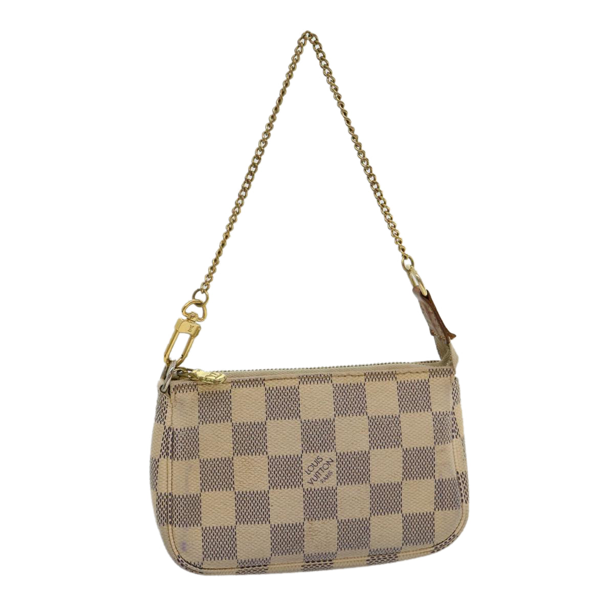 LOUIS VUITTON Damier Azur Mini Pochette Accessoires Pouch N58010 LV rz439