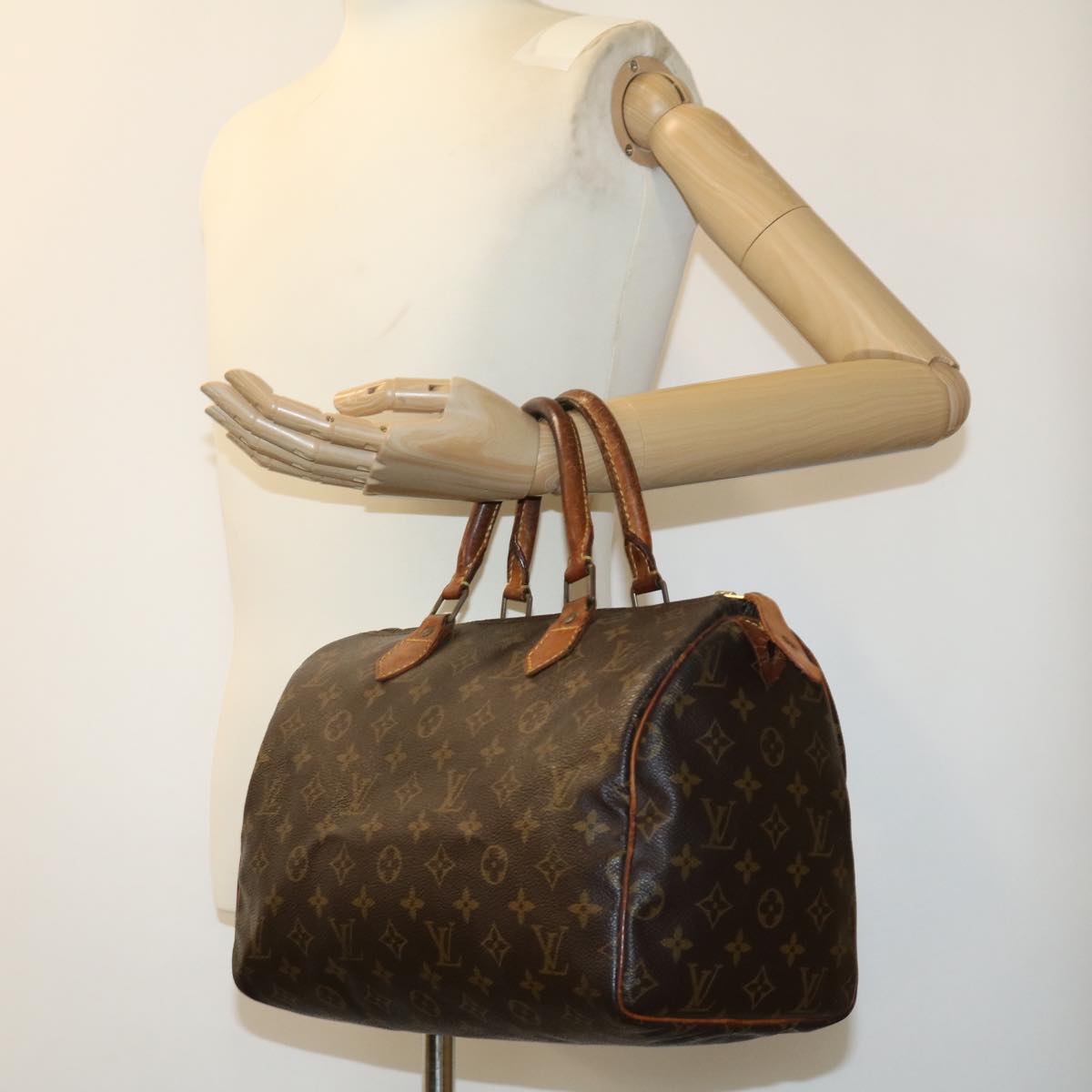 LOUIS VUITTON Monogram Speedy 30 Hand Bag M41526 LV rz440