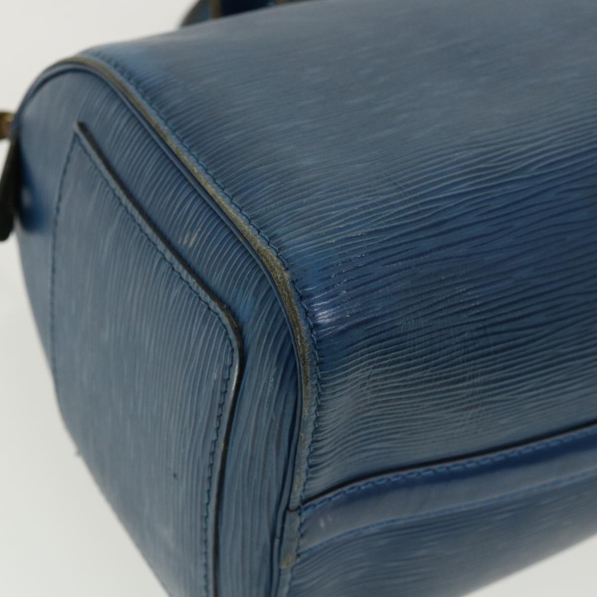 LOUIS VUITTON Epi Speedy 25 Hand Bag Blue M43015 LV rz465