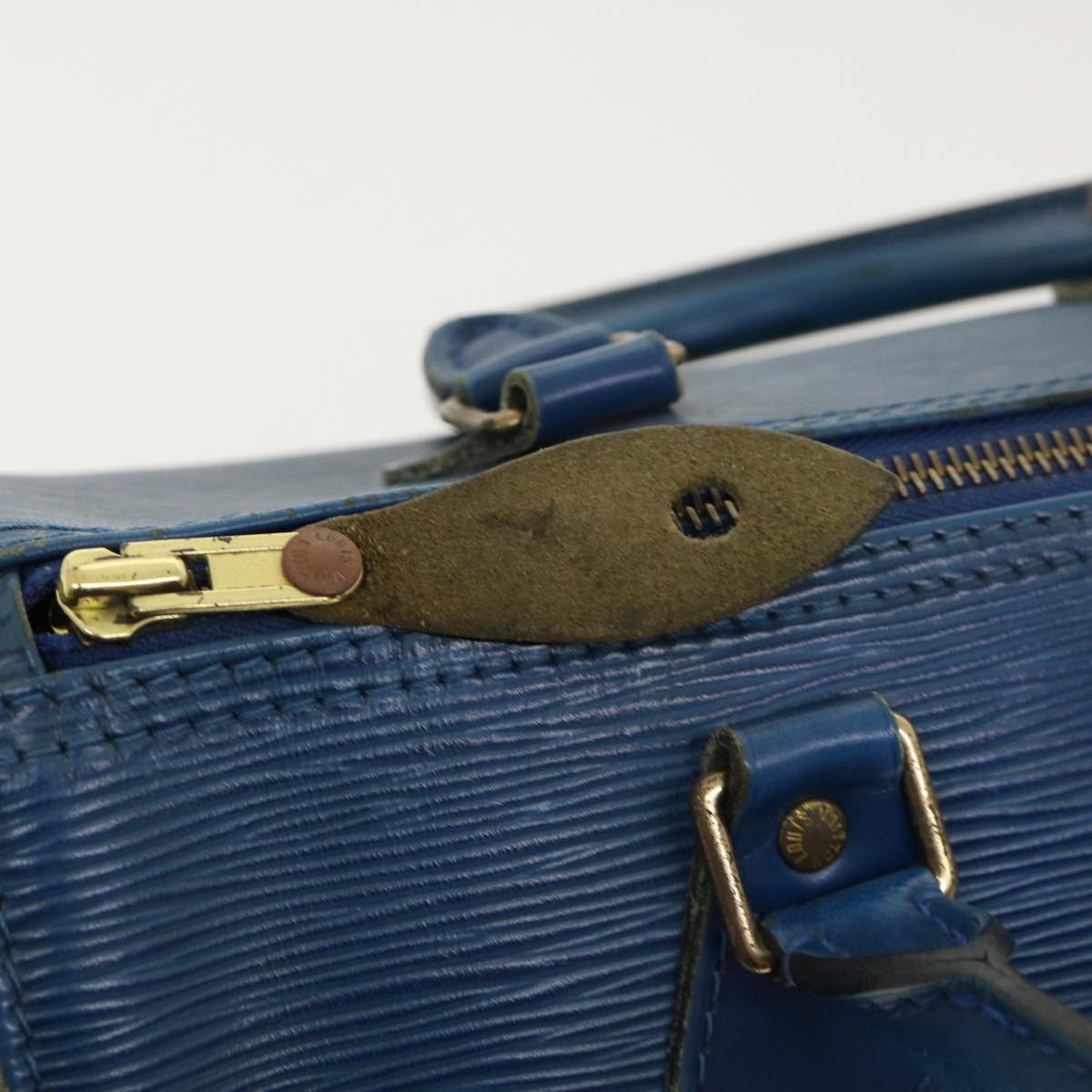LOUIS VUITTON Epi Speedy 25 Hand Bag Blue M43015 LV rz465