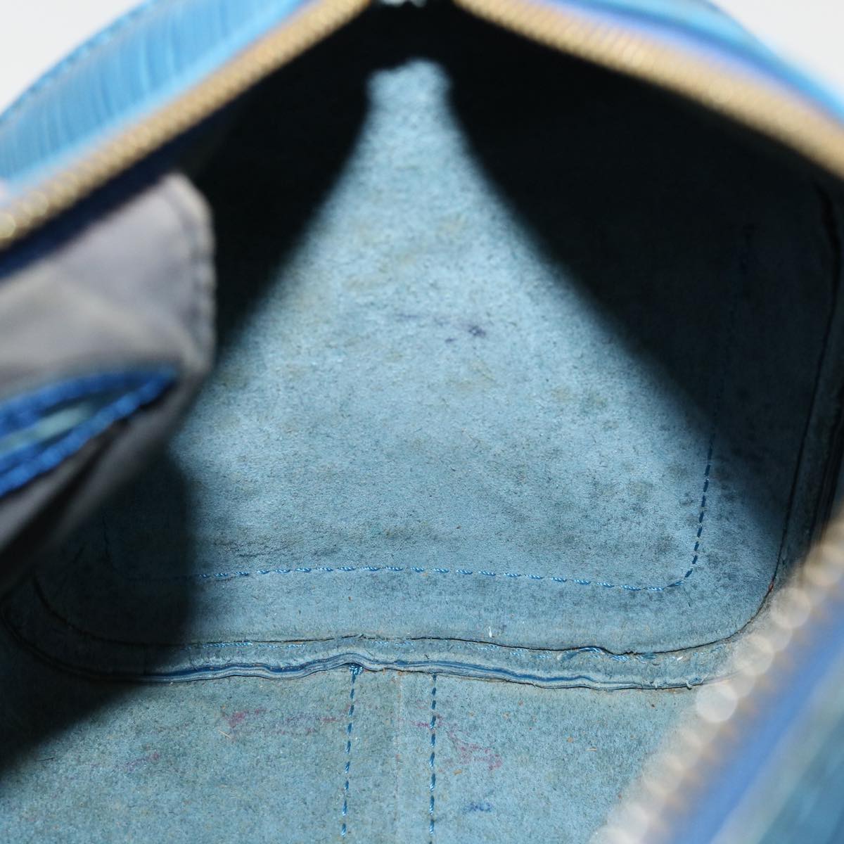 LOUIS VUITTON Epi Speedy 25 Hand Bag Blue M43015 LV rz465