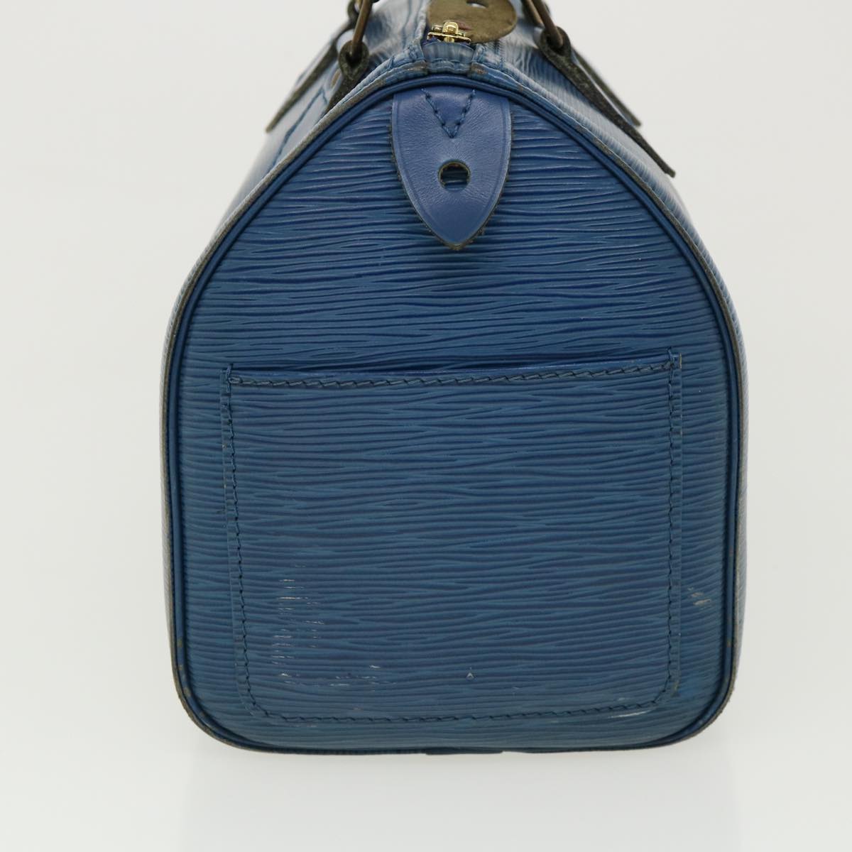 LOUIS VUITTON Epi Speedy 25 Hand Bag Blue M43015 LV rz465