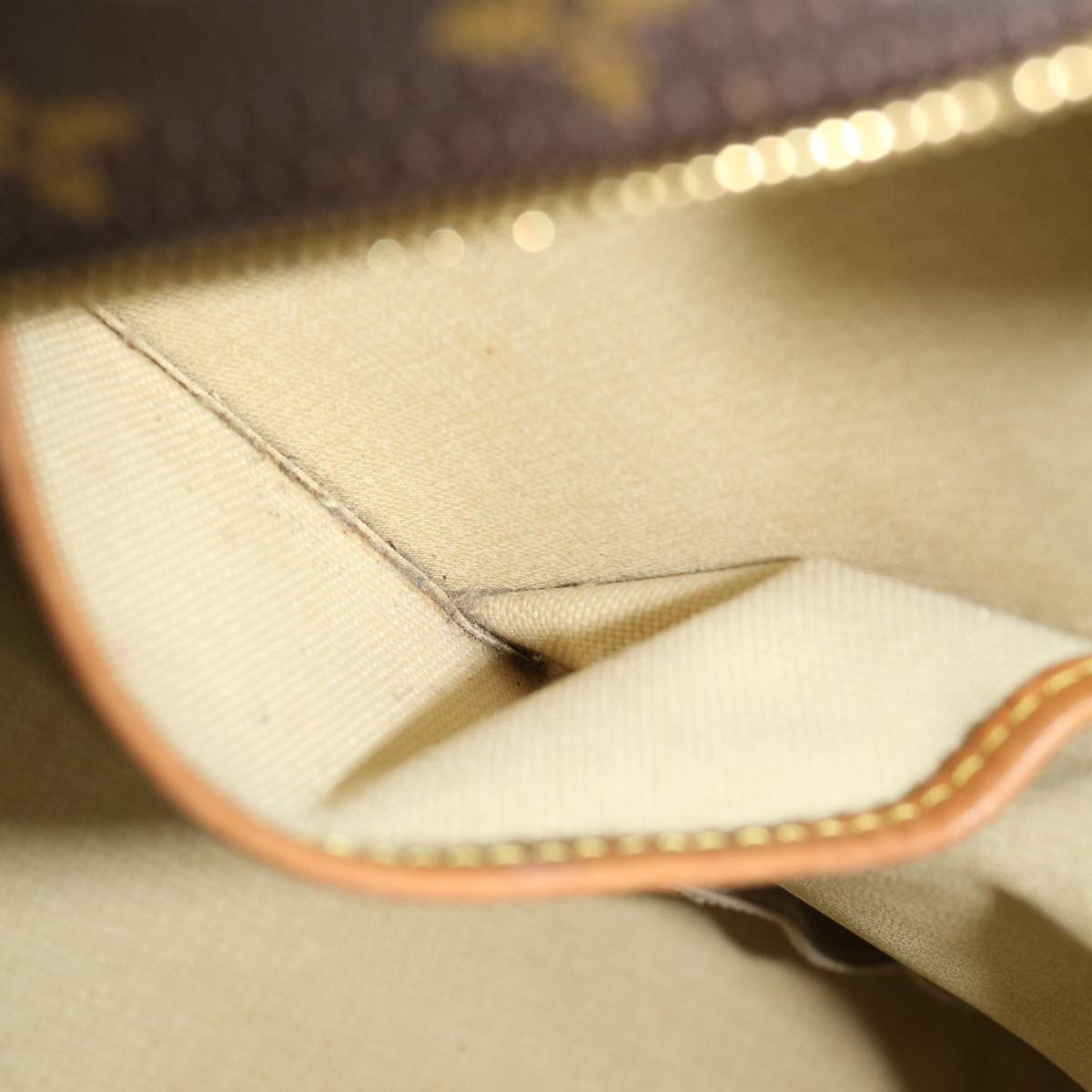 LOUIS VUITTON Monogram Deauville Hand Bag M47270 LV rz467