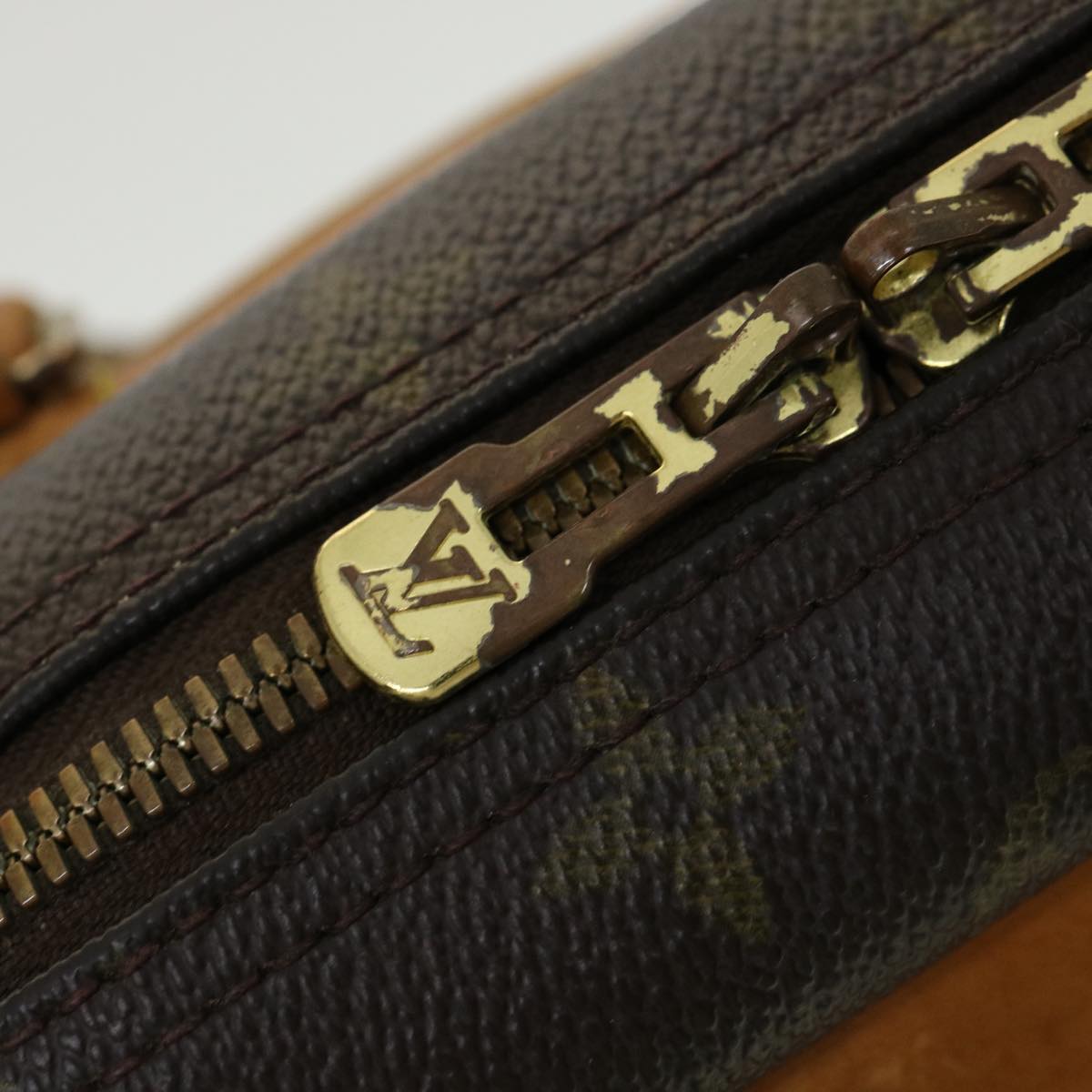 LOUIS VUITTON Monogram Deauville Hand Bag M47270 LV rz479