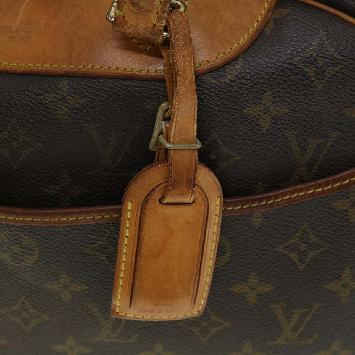 LOUIS VUITTON Monogram Deauville Hand Bag M47270 LV rz479