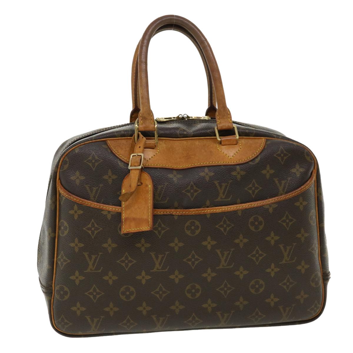LOUIS VUITTON Monogram Deauville Hand Bag M47270 LV rz494
