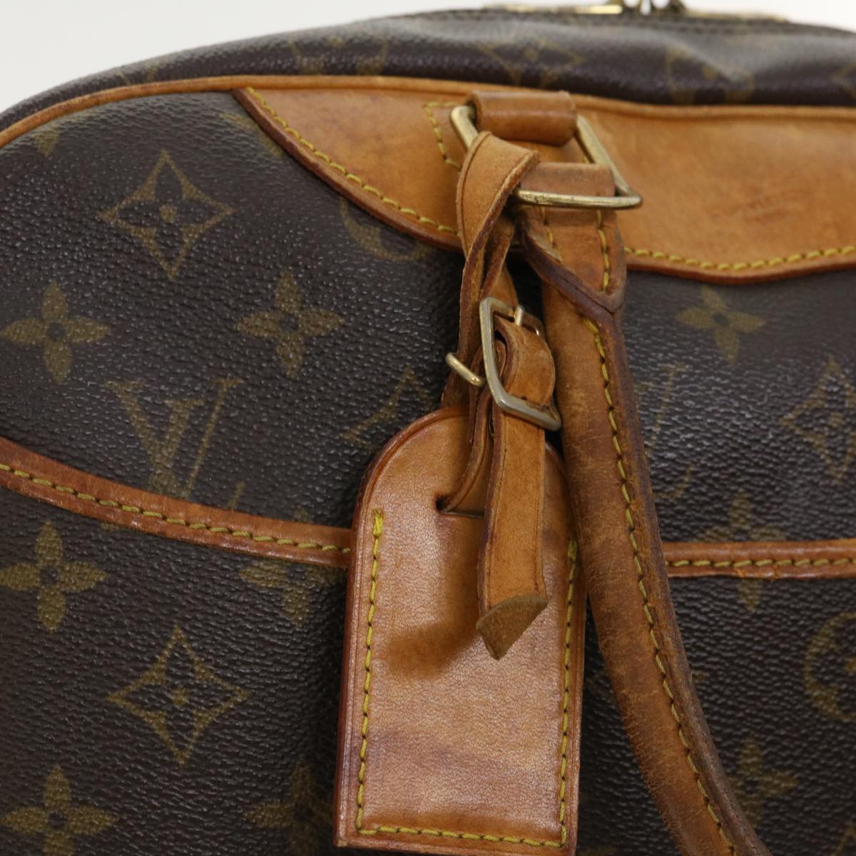 LOUIS VUITTON Monogram Deauville Hand Bag M47270 LV rz494