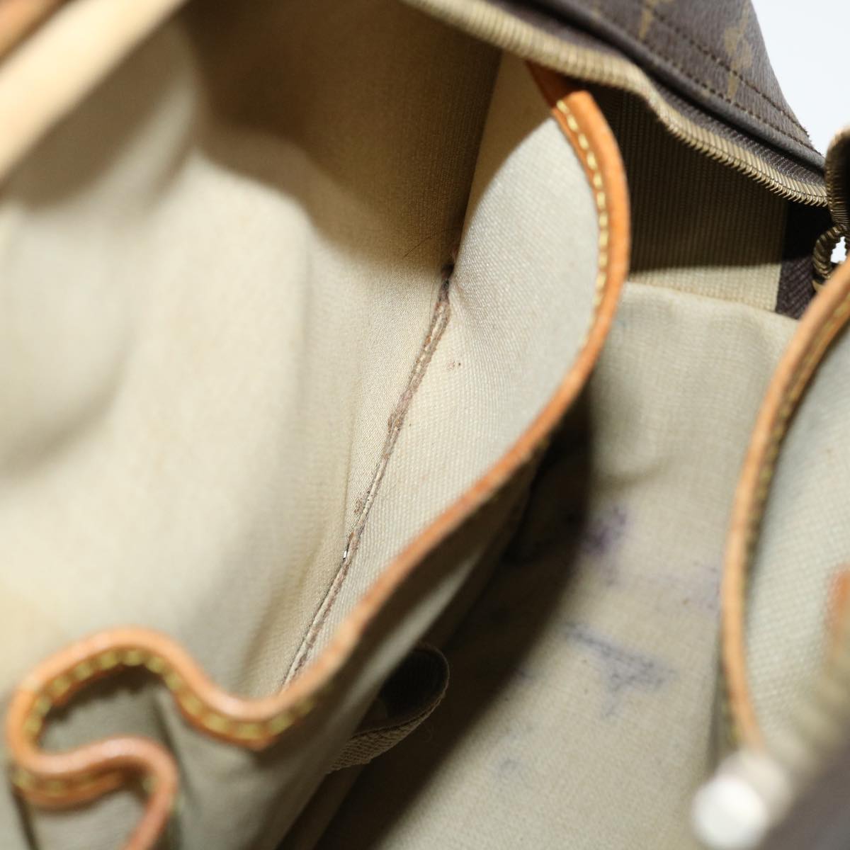 LOUIS VUITTON Monogram Deauville Hand Bag M47270 LV rz494