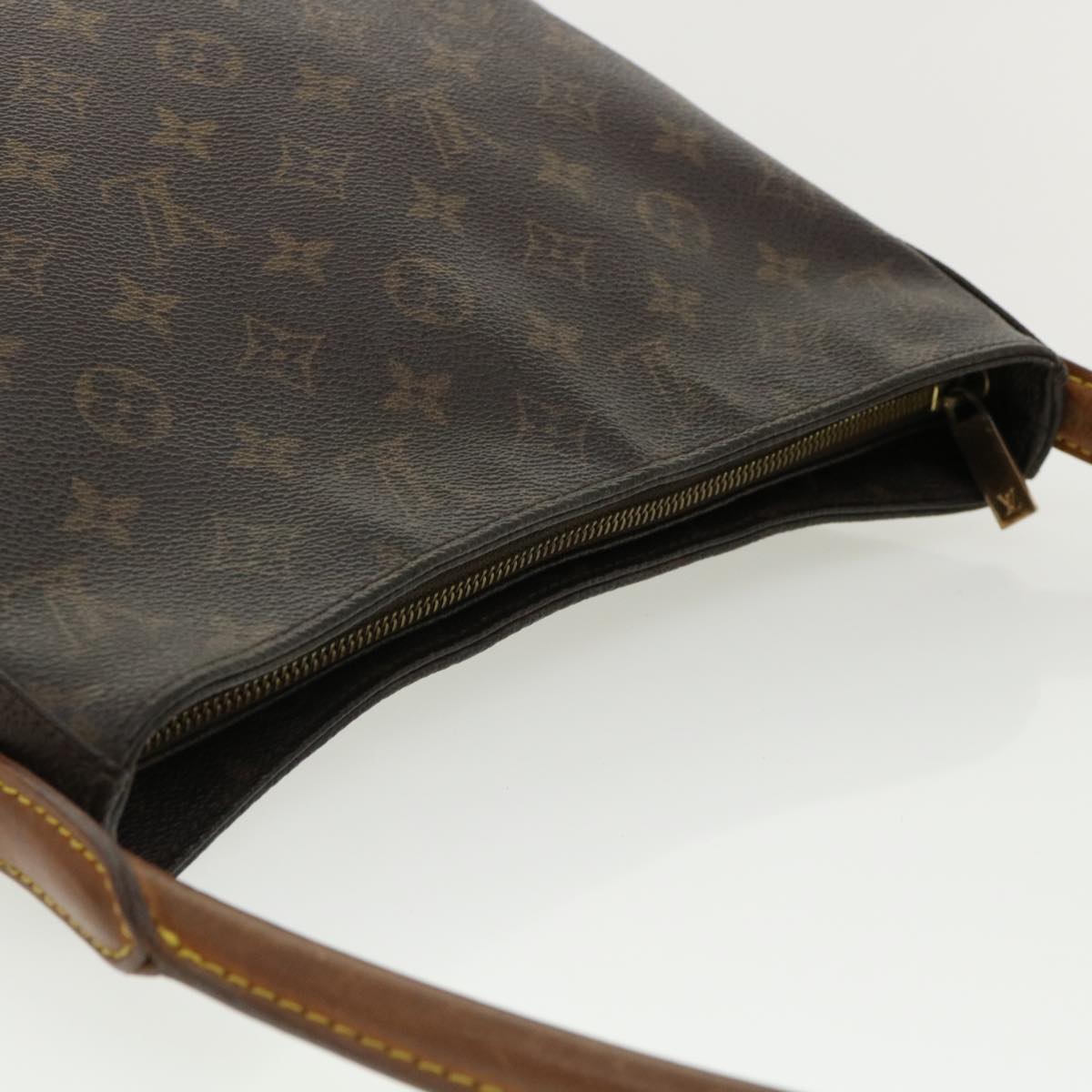 LOUIS VUITTON Monogram Looping GM Shoulder Bag M51145 LV rz498