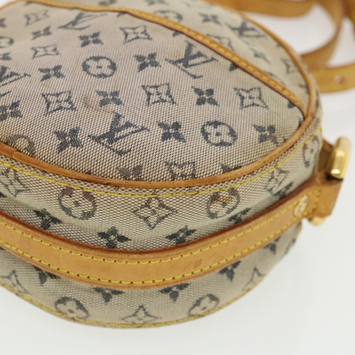 LOUIS VUITTON Monogram Mini Jeanne PM Shoulder Bag Blue M92001 LV rz501