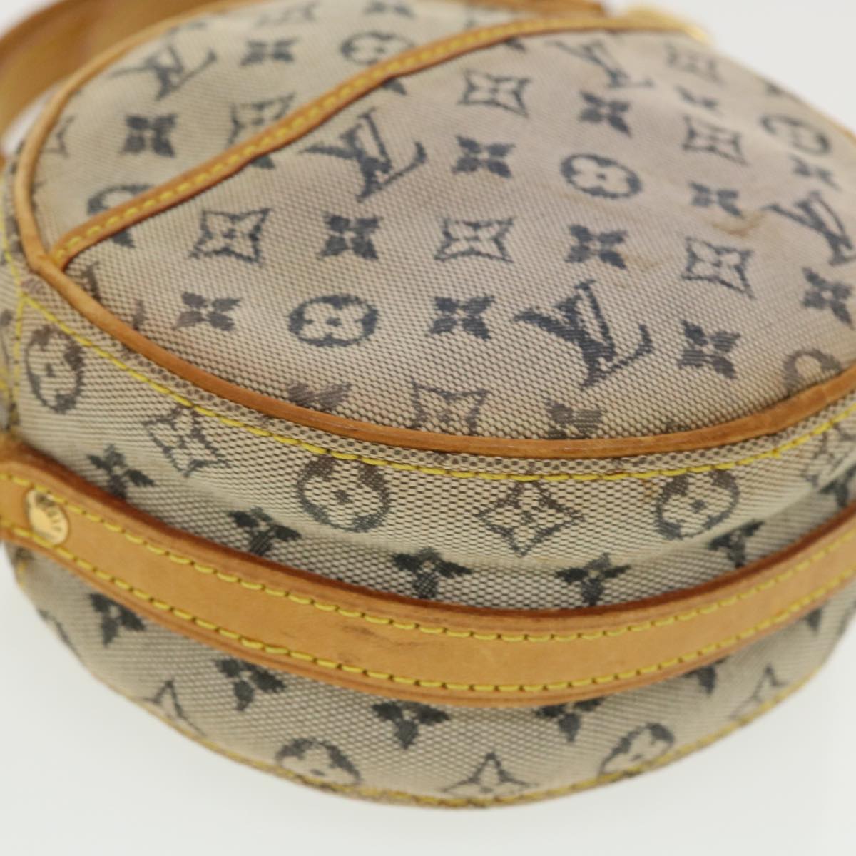 LOUIS VUITTON Monogram Mini Jeanne PM Shoulder Bag Blue M92001 LV rz501