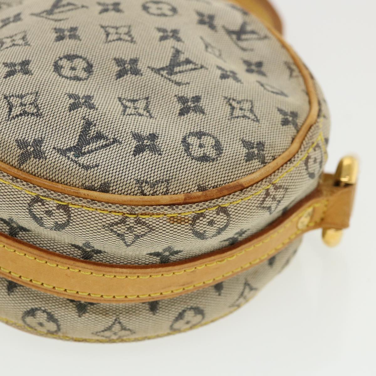 LOUIS VUITTON Monogram Mini Jeanne PM Shoulder Bag Blue M92001 LV rz501