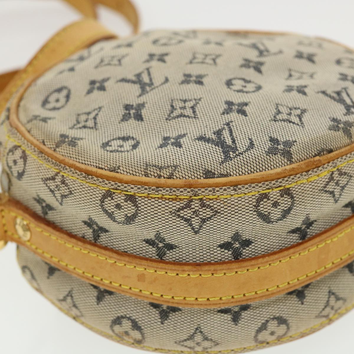 LOUIS VUITTON Monogram Mini Jeanne PM Shoulder Bag Blue M92001 LV rz501