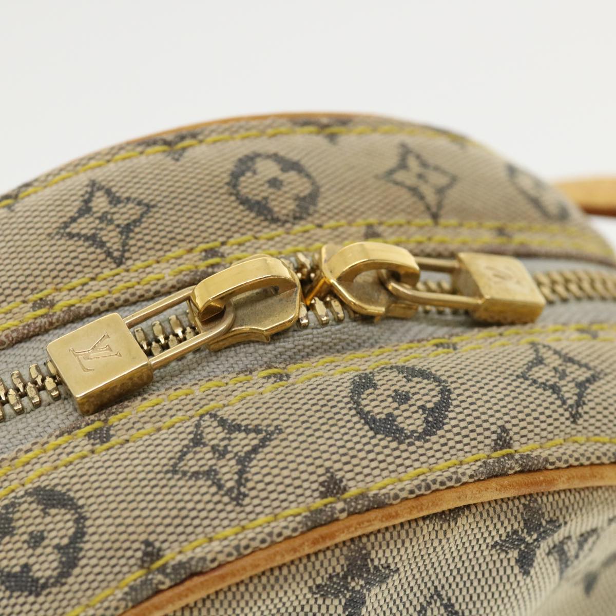 LOUIS VUITTON Monogram Mini Jeanne PM Shoulder Bag Blue M92001 LV rz501