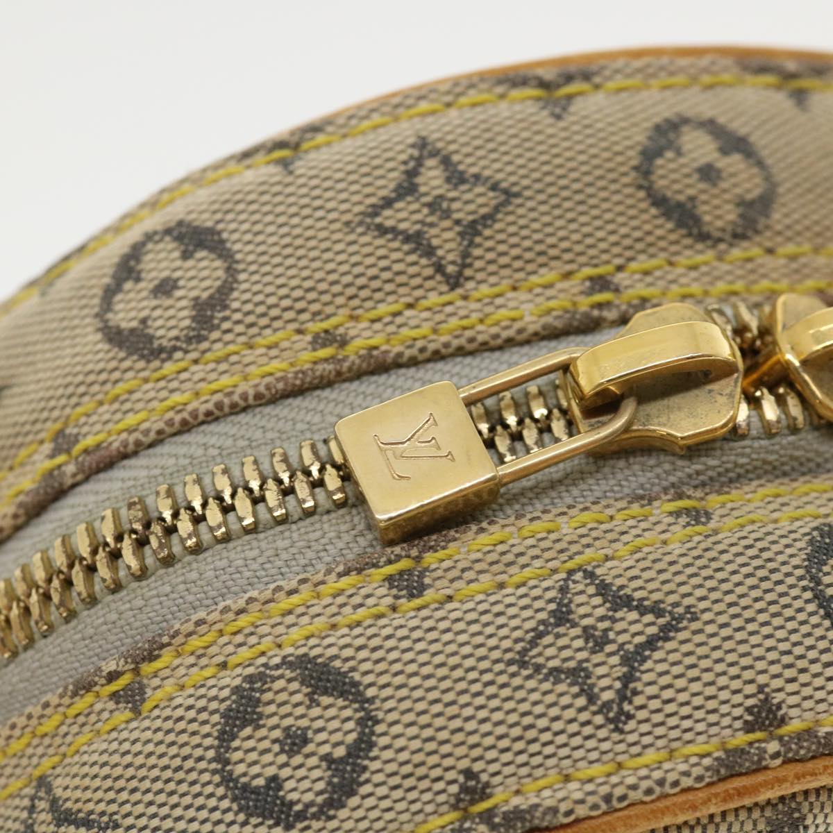 LOUIS VUITTON Monogram Mini Jeanne PM Shoulder Bag Blue M92001 LV rz501