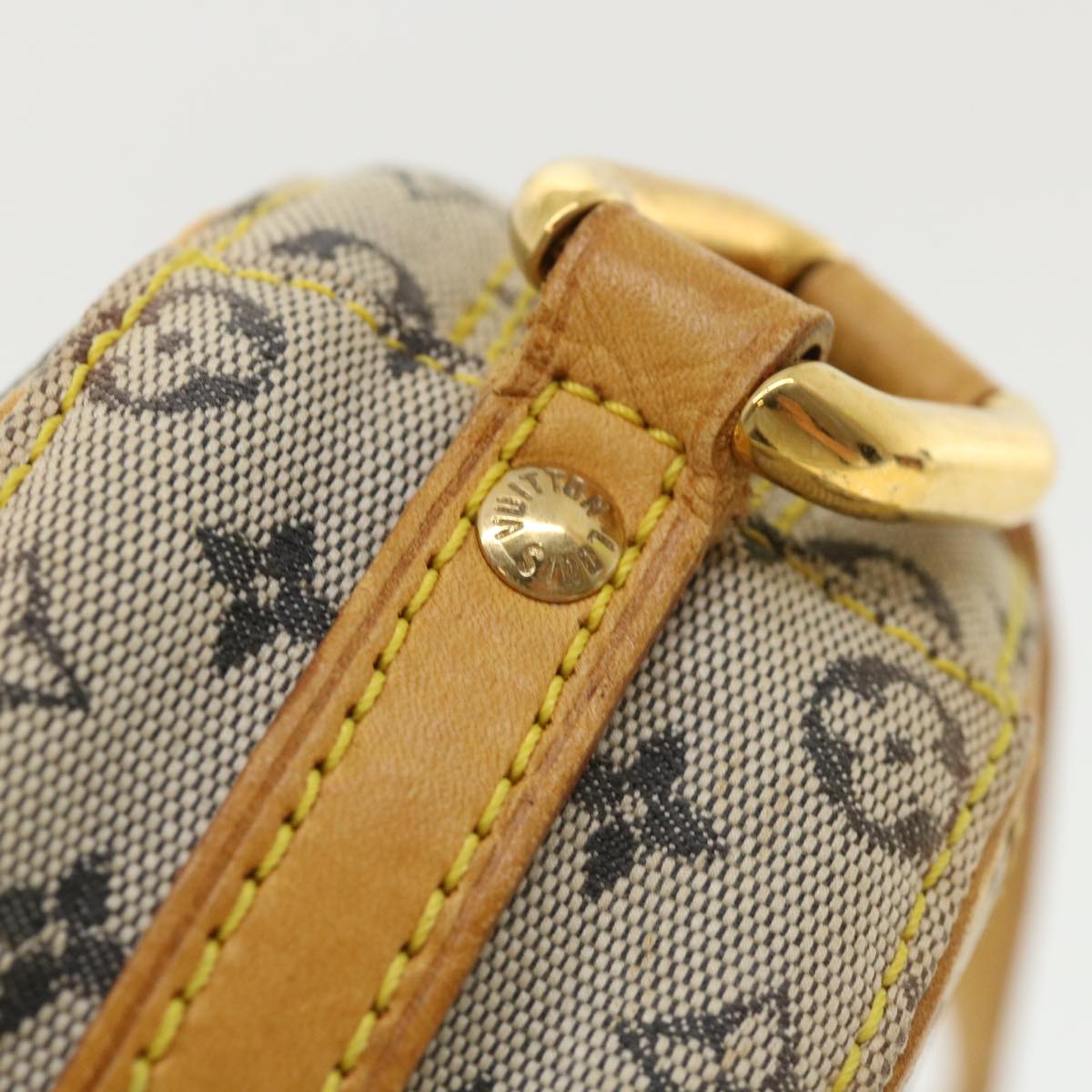 LOUIS VUITTON Monogram Mini Jeanne PM Shoulder Bag Blue M92001 LV rz501