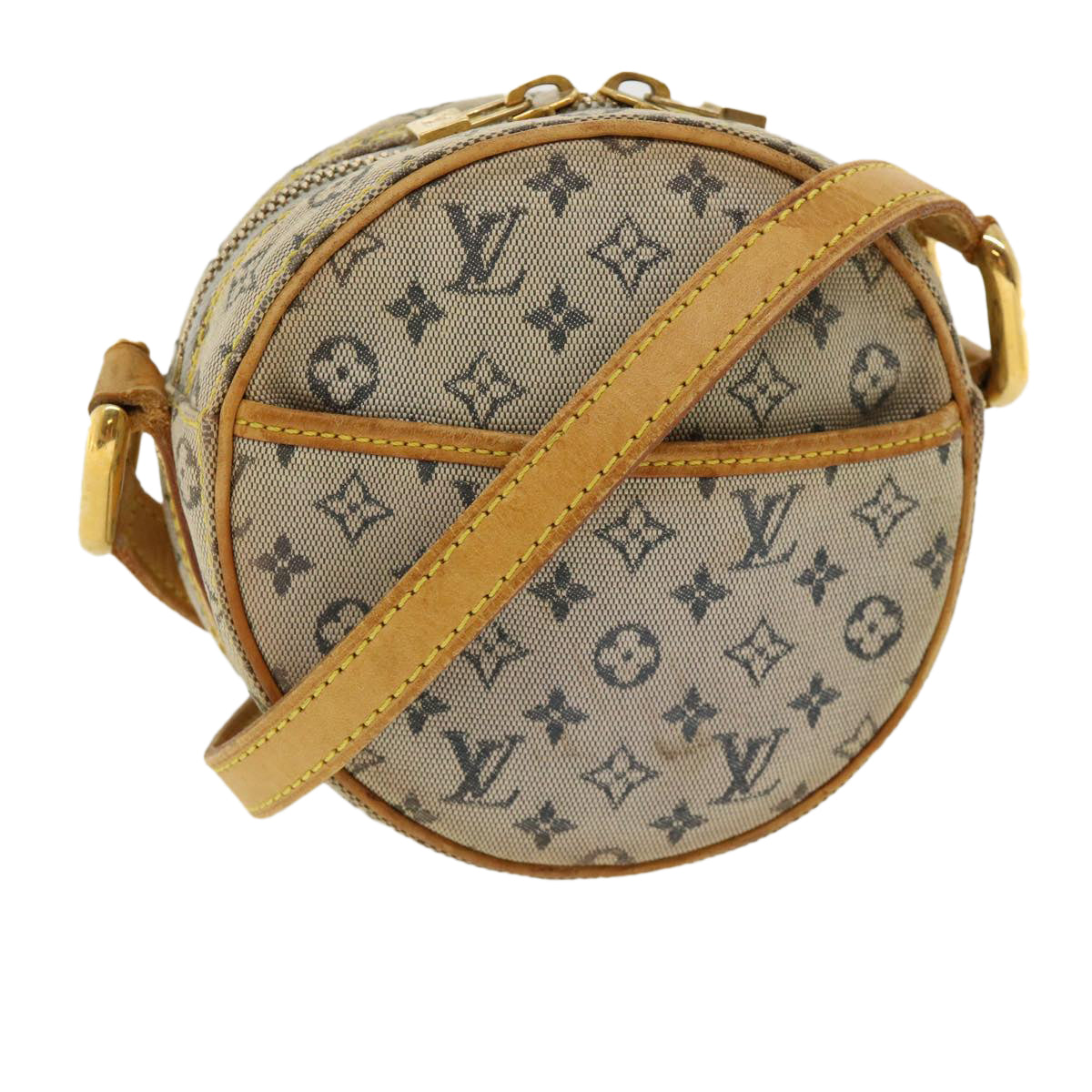 LOUIS VUITTON Monogram Mini Jeanne PM Shoulder Bag Blue M92001 LV rz501
