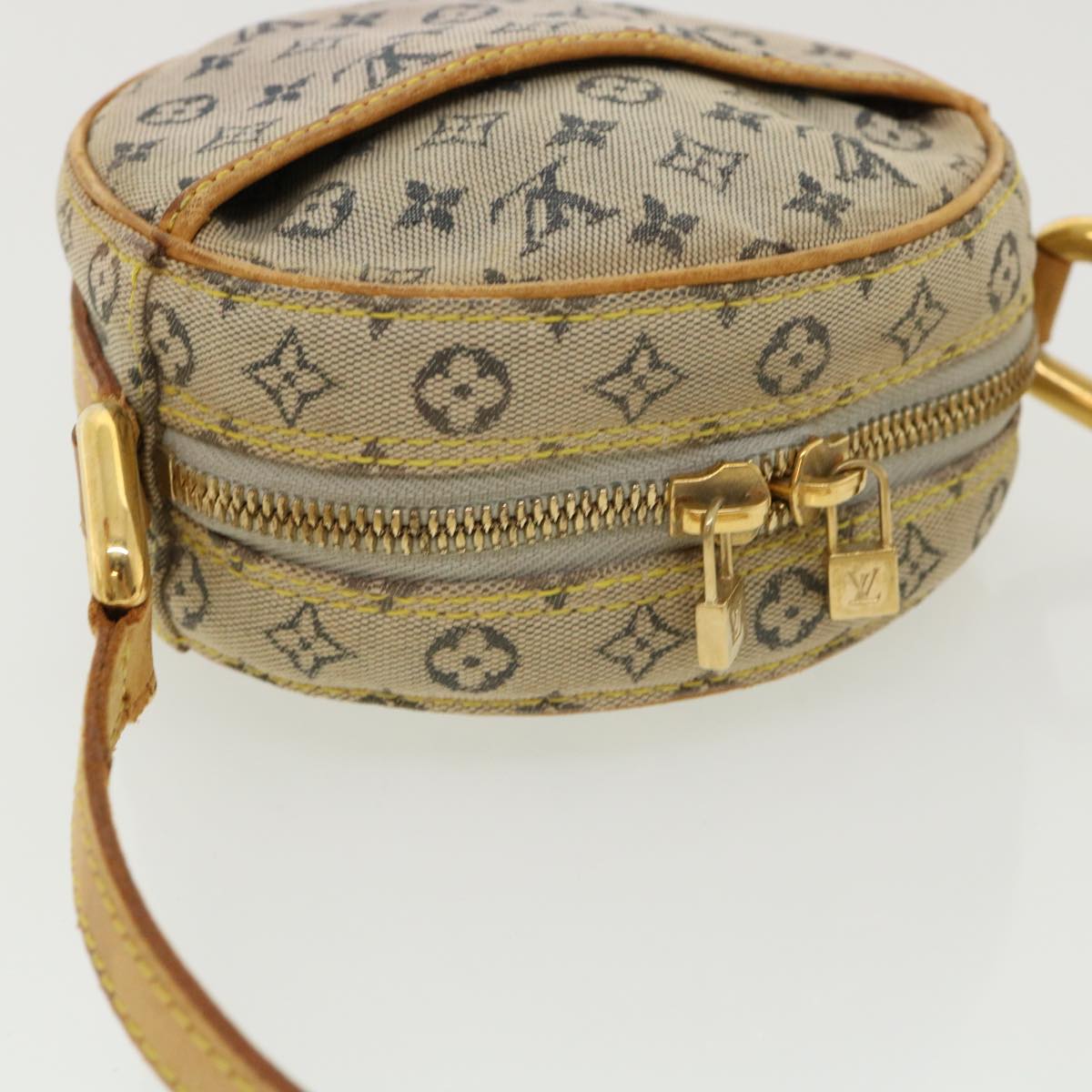 LOUIS VUITTON Monogram Mini Jeanne PM Shoulder Bag Blue M92001 LV rz501