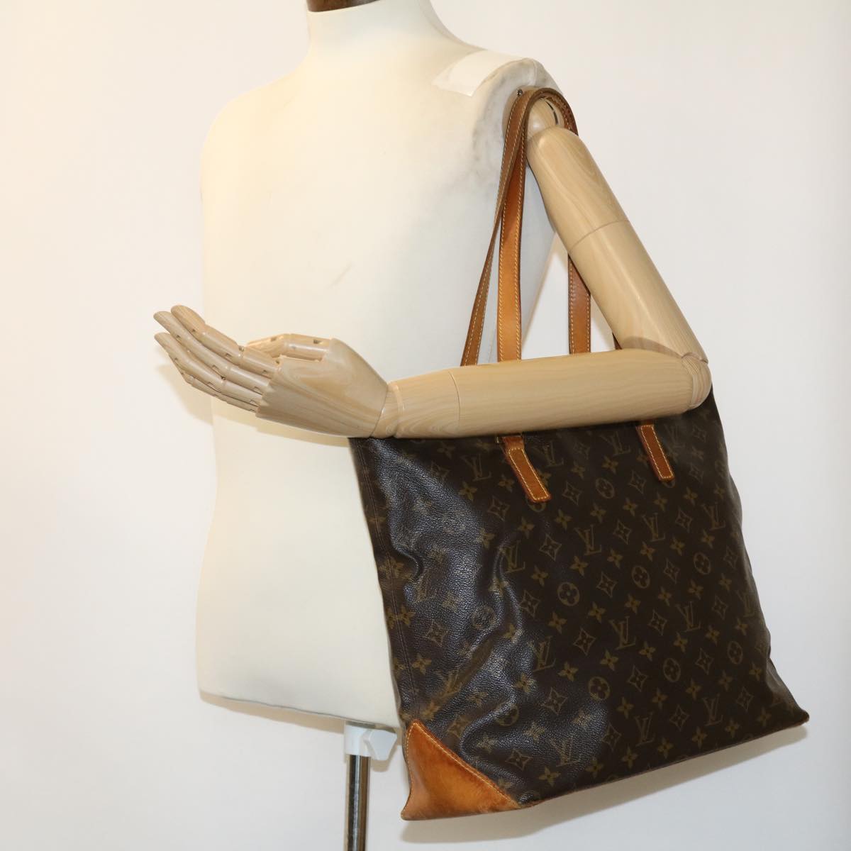 LOUIS VUITTON Monogram Cabas Mezzo Tote Bag M51151 LV rz515