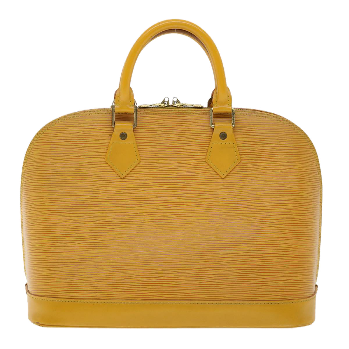 LOUIS VUITTON Epi Alma Hand Bag Yellow M52149 LV rz522