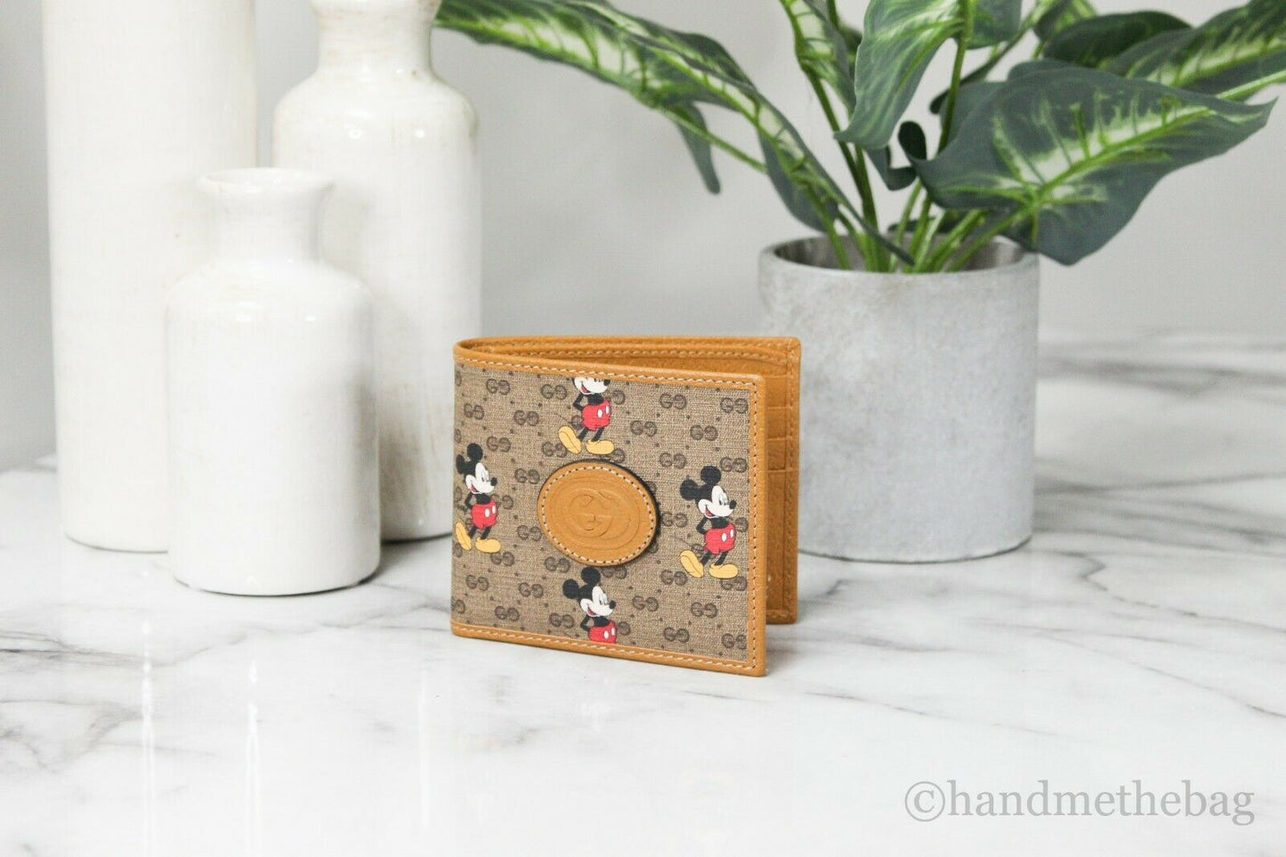 Disney X Luxury Gucci Leather Limited Edition Mickey Mouse Wallet