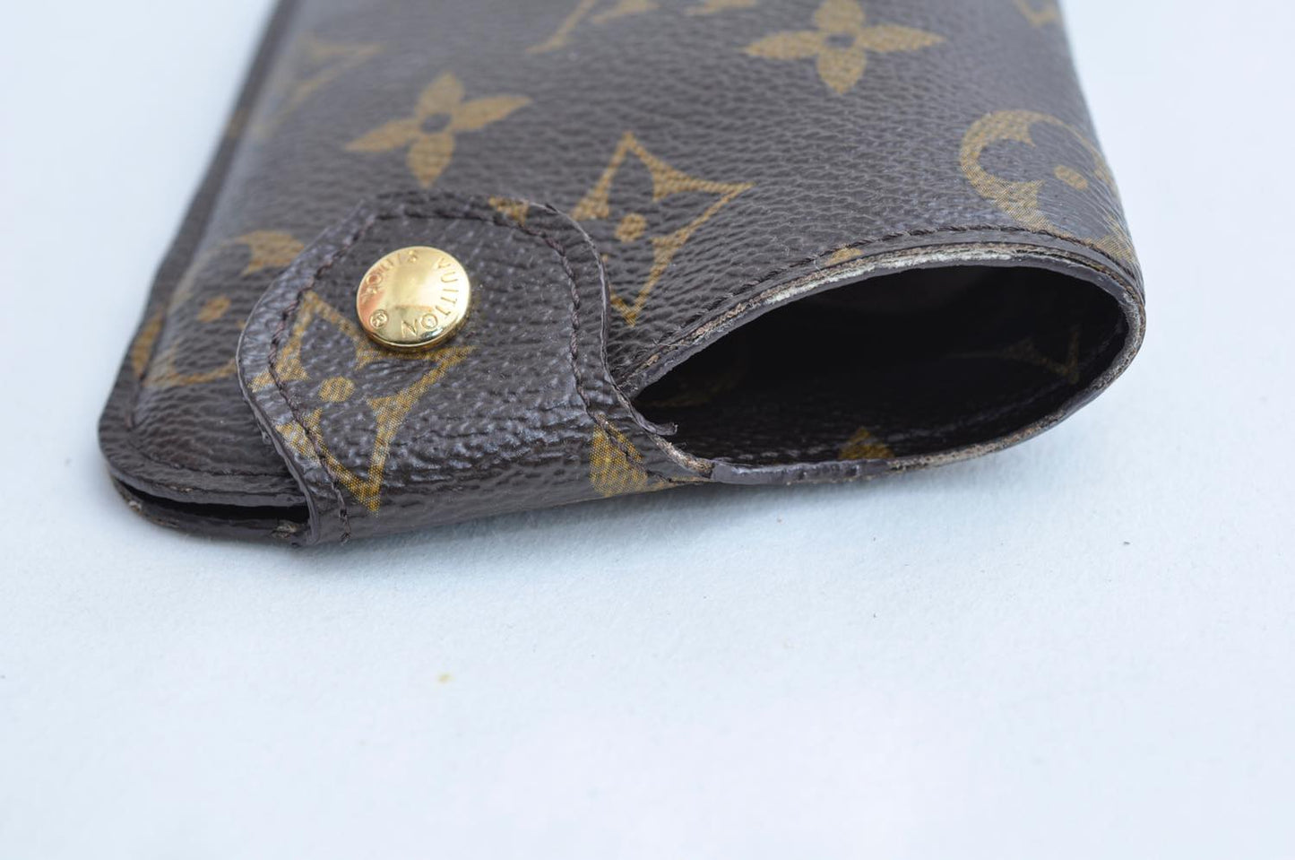 LOUIS VUITTON Monogram Etui Lunette MM Glasses Case M66544 LV am2579s