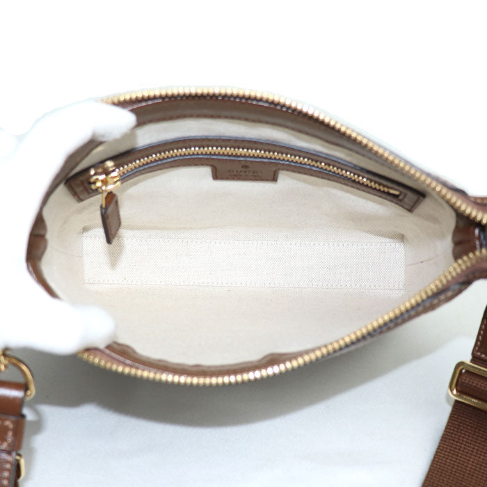 Luxury Gucci Trending 2025 GG Supreme 2Way Shoulder Bag Beige Brown