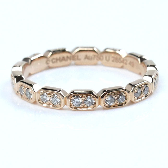 Chanel K18PG Pink Gold Diamond Ring