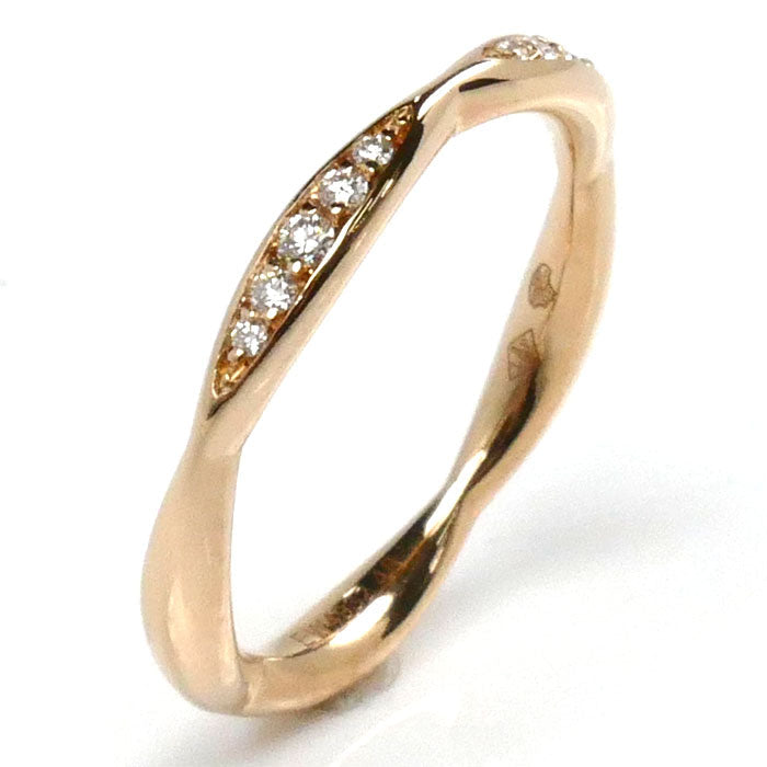 Chanel Pink Gold Camellia Diamond Ring