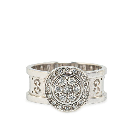 Luxury Gucci Trending 2025 Diamond Ring K18WG White Gold