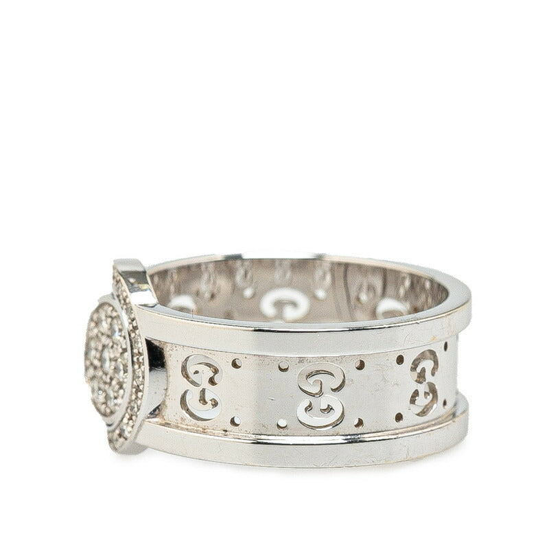 Luxury Gucci Trending 2025 Diamond Ring K18WG White Gold