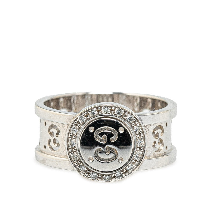 Luxury Gucci Trending 2025 Diamond Ring K18WG White Gold