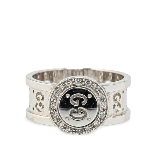Luxury Gucci Trending 2025 Diamond Ring K18WG White Gold